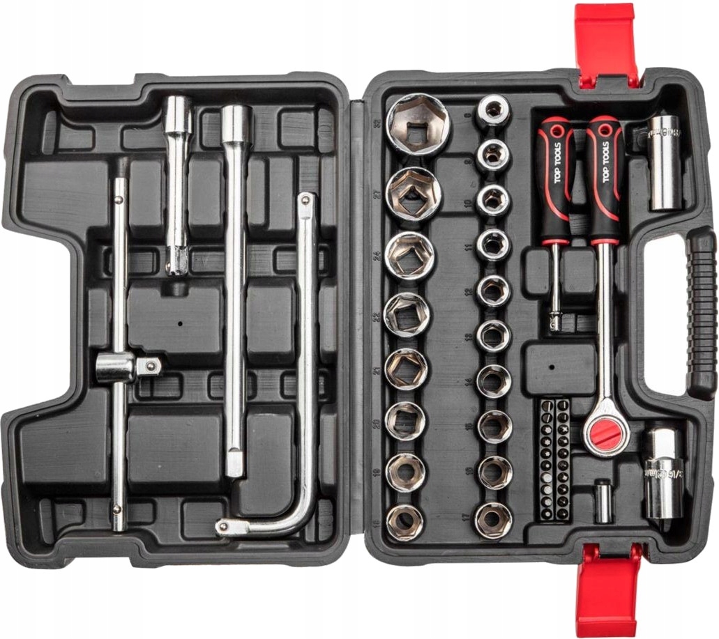 38D550 ZESTAW NARZĘDZI 47 el. KLUCZE NASADOWE