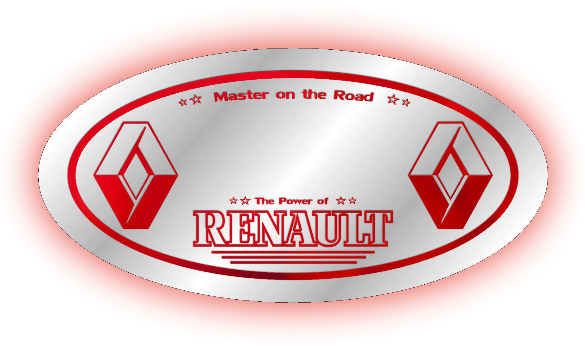 Lustro LED RENAULT 12v TIR podswietlane swiecac