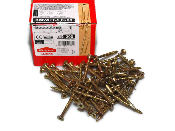 

Wkręty Ciesielskie Do Drewna 5,0x60 Torx 200 szt