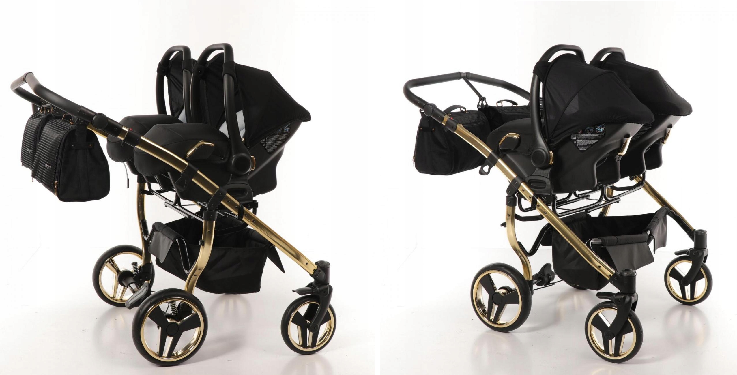 WÓZEK BLIŹNIACZY JUNAMA DIAMOND S LINE DUO 8W1 Waga wózka 20 kg