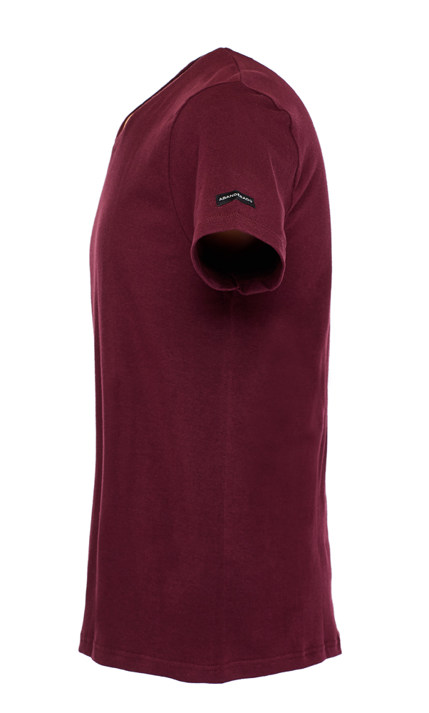 BAWEŁNIANA KOMFORTOWA KOSZULKA ABANDERADO M Rękaw krótki rękaw