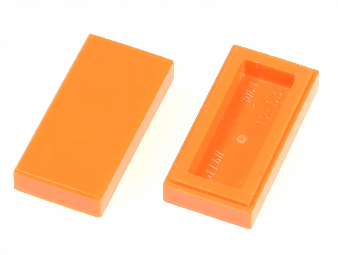

Lego Płytka gładka 1x2 3069b pomarańczowa 5 szt.