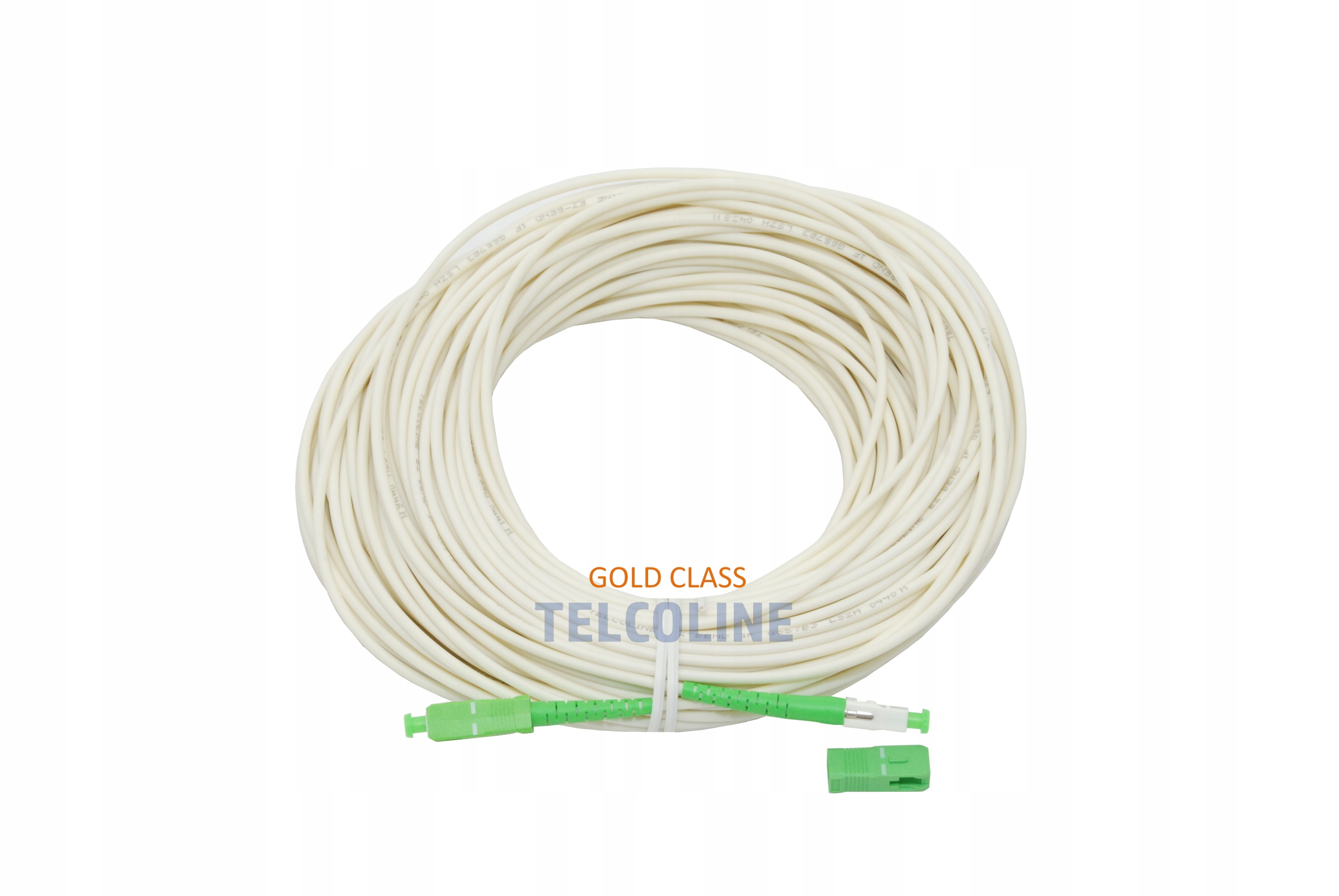 Patchcord SC/APC simplex LSZH G.657A2, długość 40m