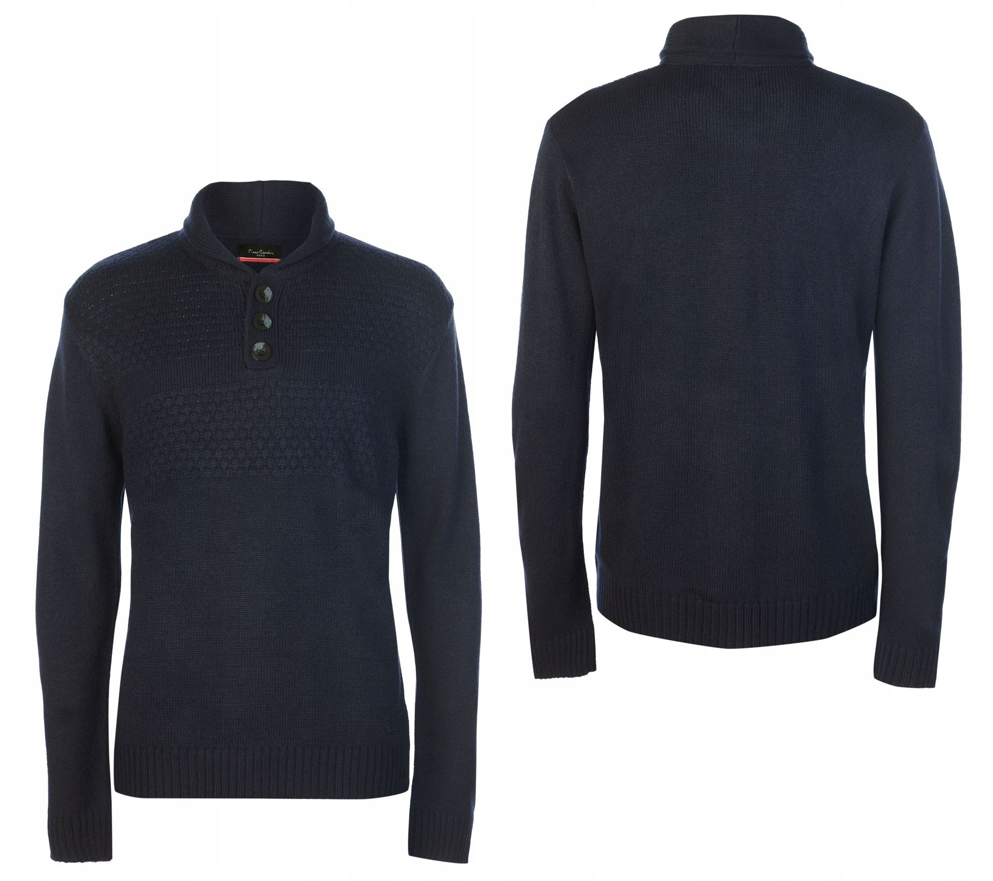 

Pierre Cardin sweter rozsuwany golf męski Tu M