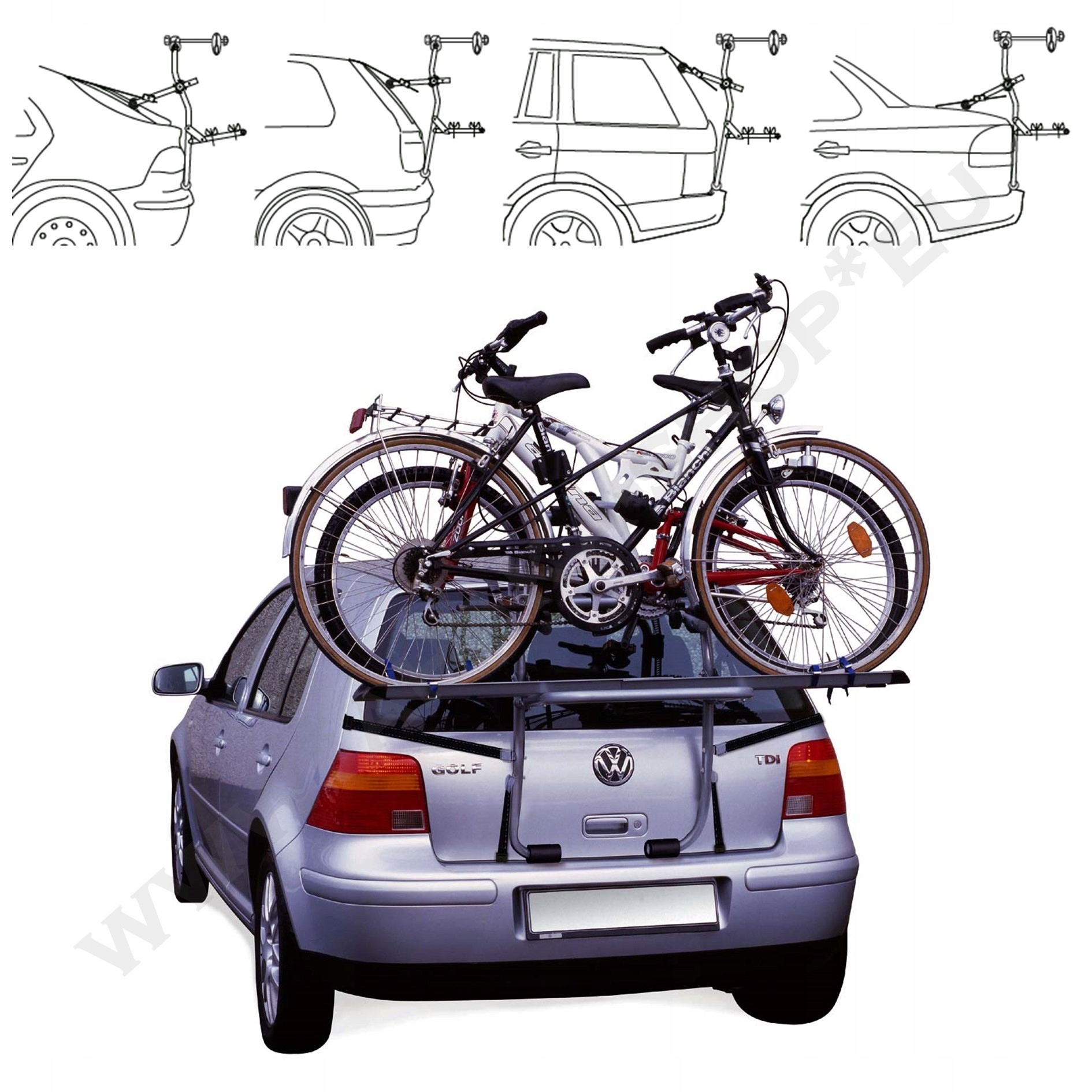 seat ibiza bike rack