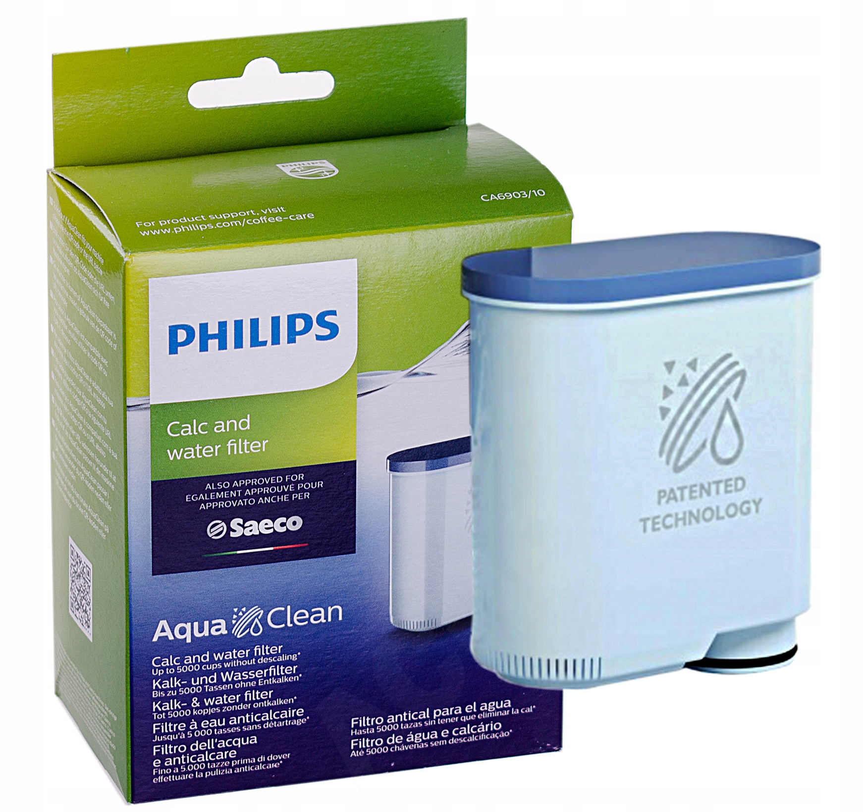 Фильтр для philips. Philips AQUACLEAN ca6903. Фильтр Philips ca6903/10. Philips Saeco AQUACLEAN ca6903. Фильтр для воды AQUAСLEAN для кофемашины ca6903/10.