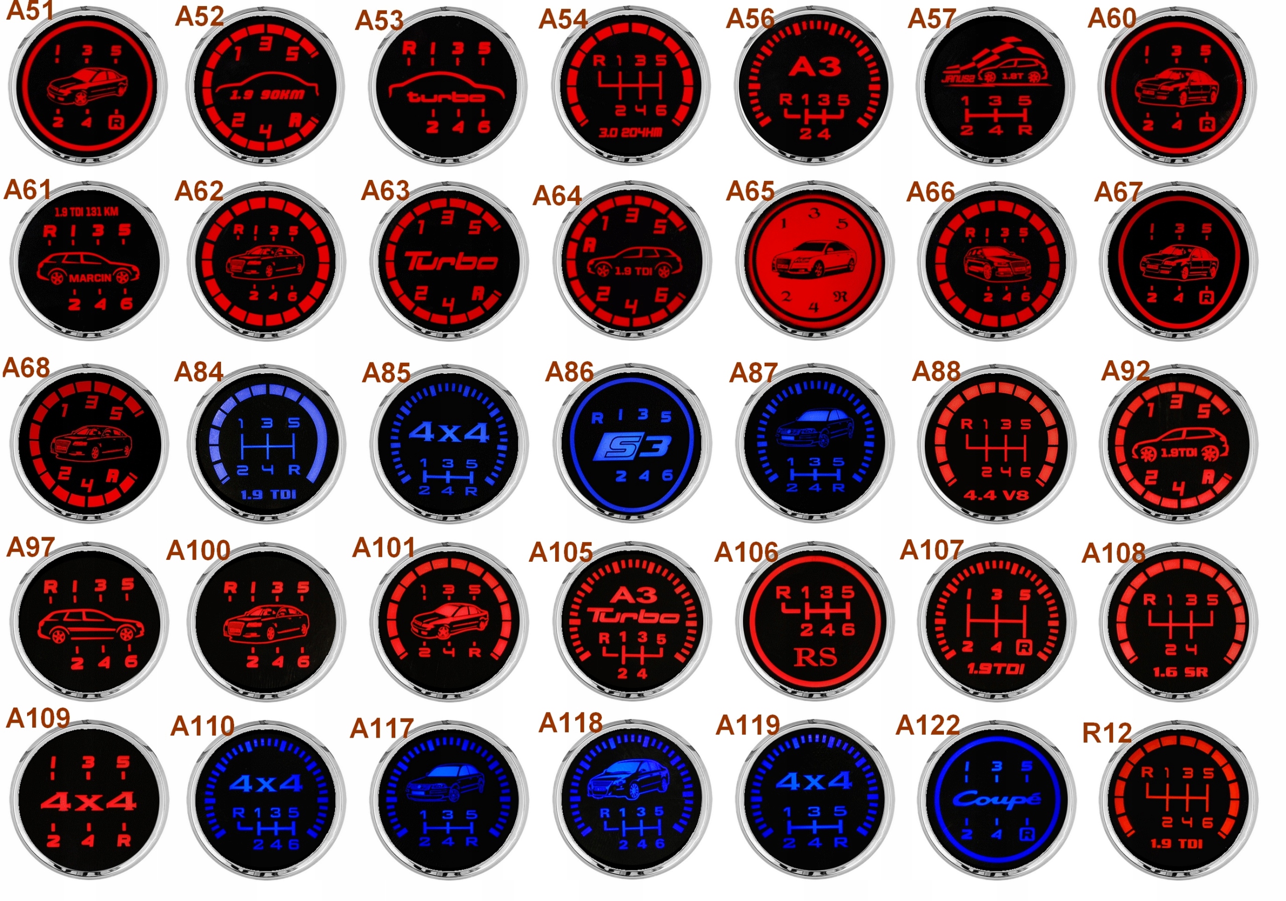 VOLKSWAGEN vw podswietlana galka mieszek Weight with packaging 0 3 kg