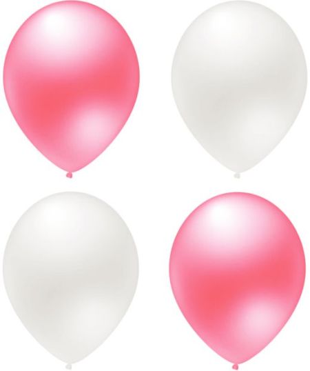 

Duże Balony Perłowe Różowe 34cm Wesele Ślub 50szt