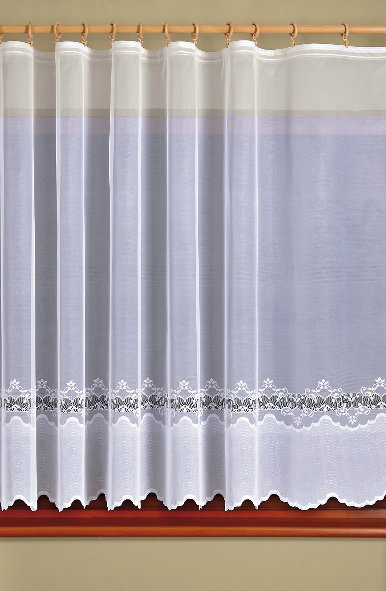 Mg Záclona žakár 573/107 Bílá 350x250 cm Hotová Obšitá M