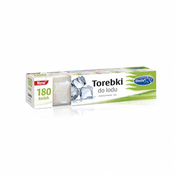 

Torebki do lodu 180 kulek XXL Box