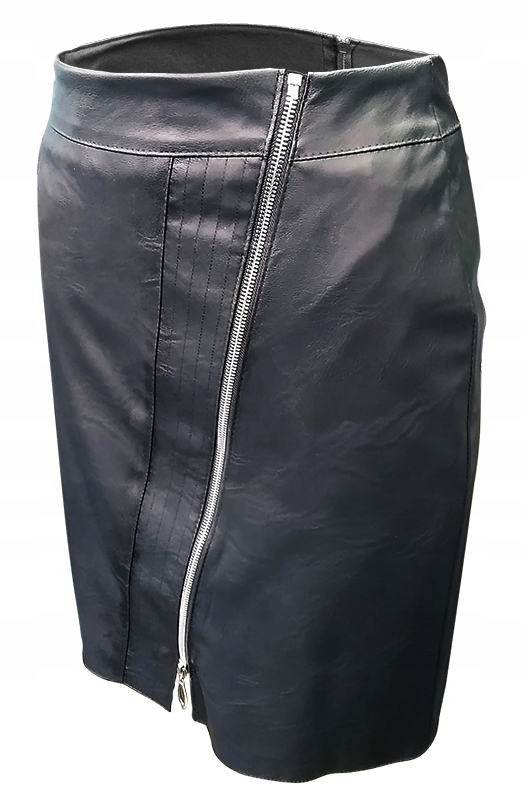 SPÓDNICA EKO SKÓRA ZIP (38-50) roz. 50