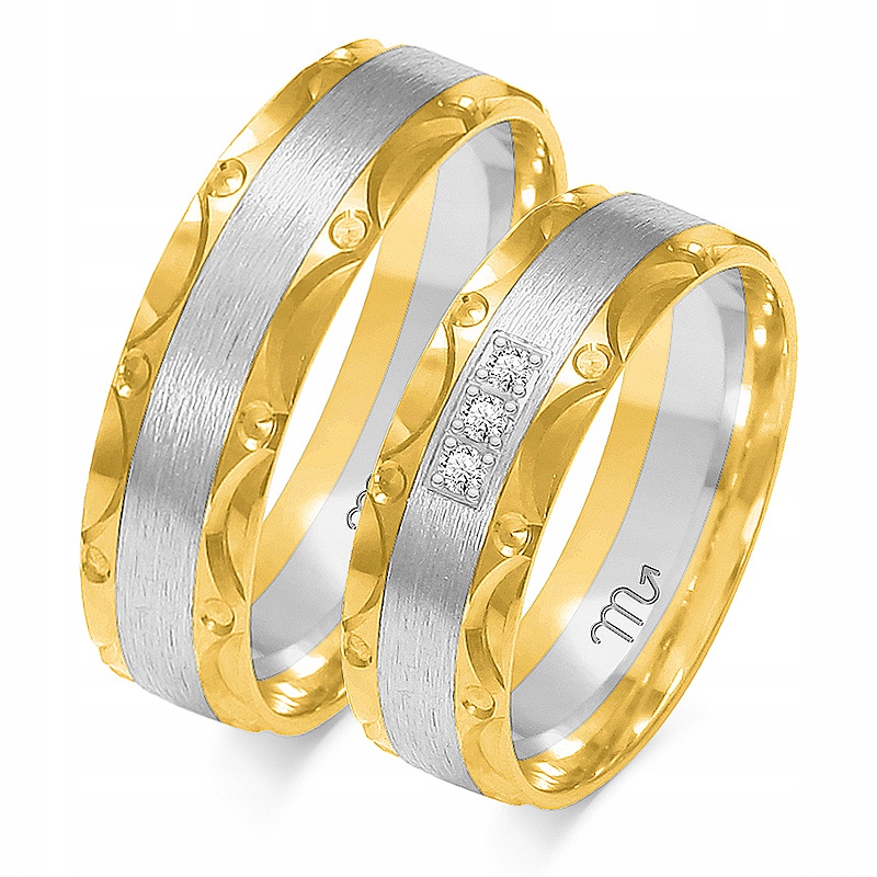 Zlaté Prsteny 14K 6 mm Zirkon id A-230