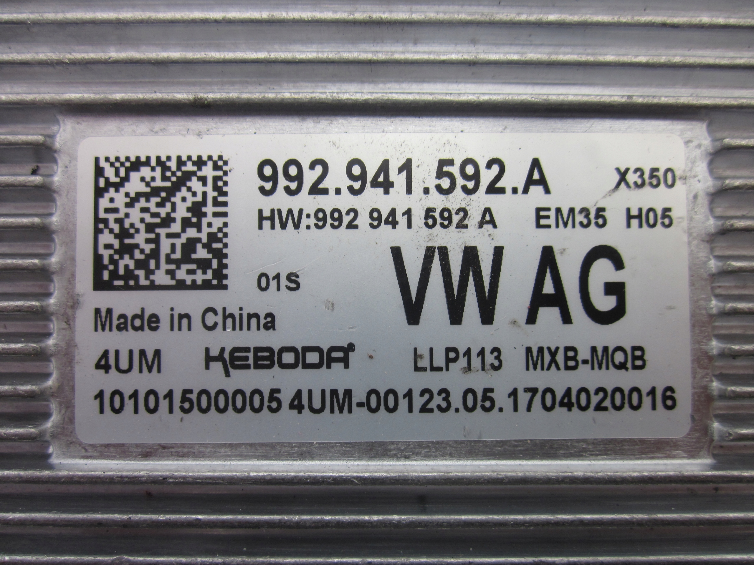 PRZETWORNICA MODUŁ LED PORSCHE VW 992941592A NOWA Numer katalogowy części 992941592A