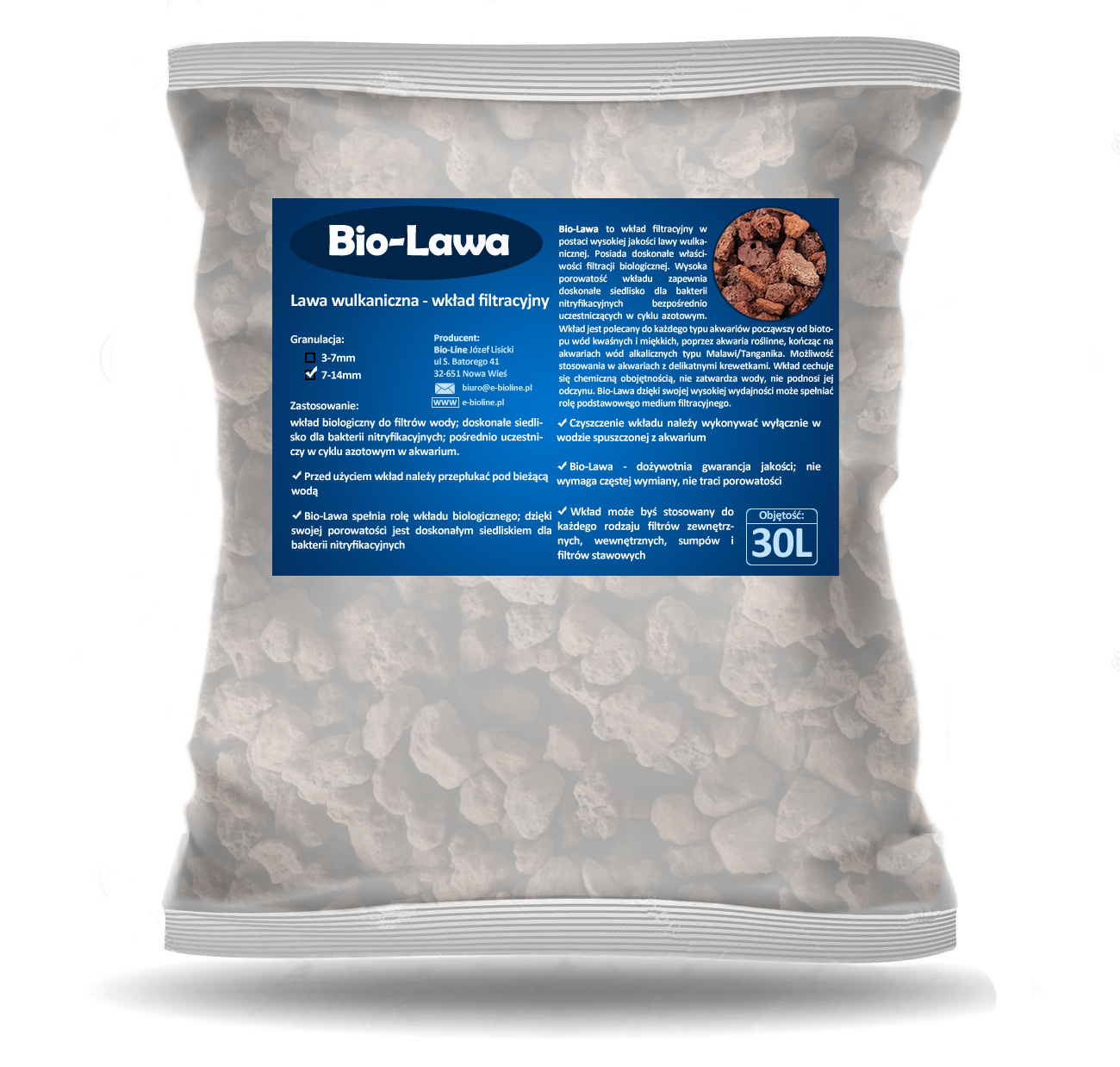 

Bio-wkład Lawa wulkaniczna lepsza od ceramiki 10L