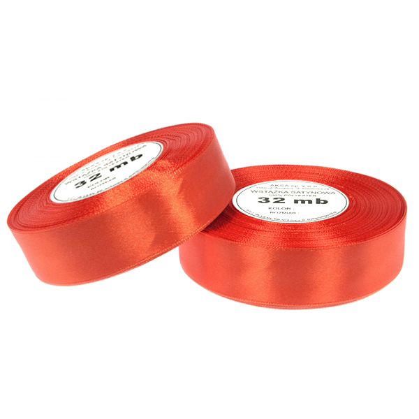 

Wstążka tasiemka satynowa atłasowa 25mm 8030 32mb