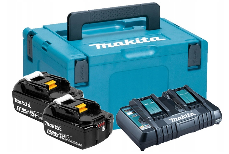 akk Store　❺2本 ⑥5本 Zestaw energetyczny Makita 197629-2 18V 5Ah