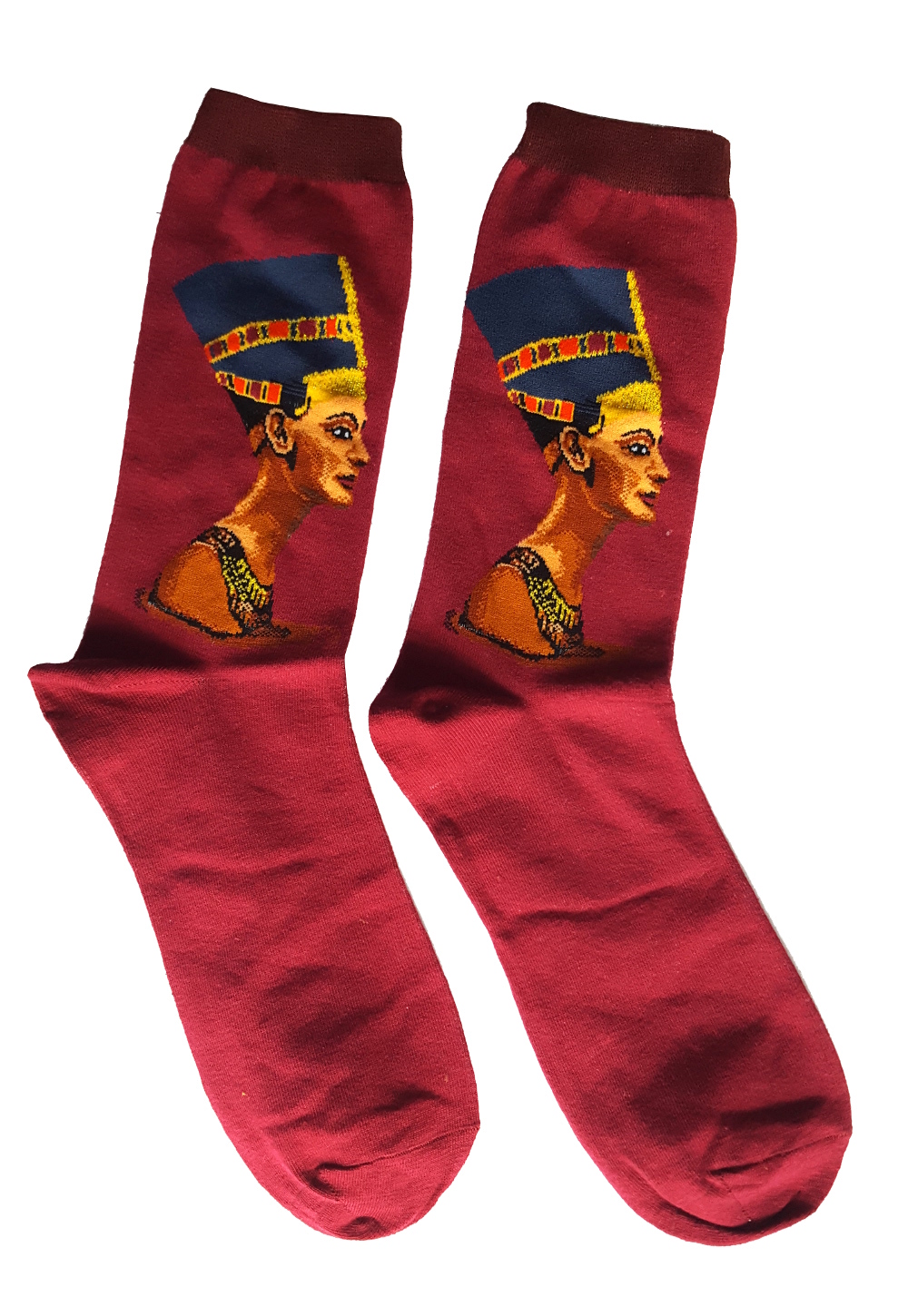 

Skarpetki Tkane Obrazy Neferetiti Bordowa 39-45