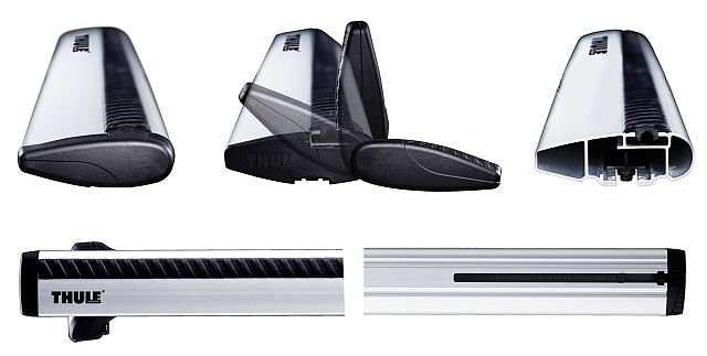 BAGAŻNIK THULE MERCEDES GLE Coupe 2015- Model WingBar Evo