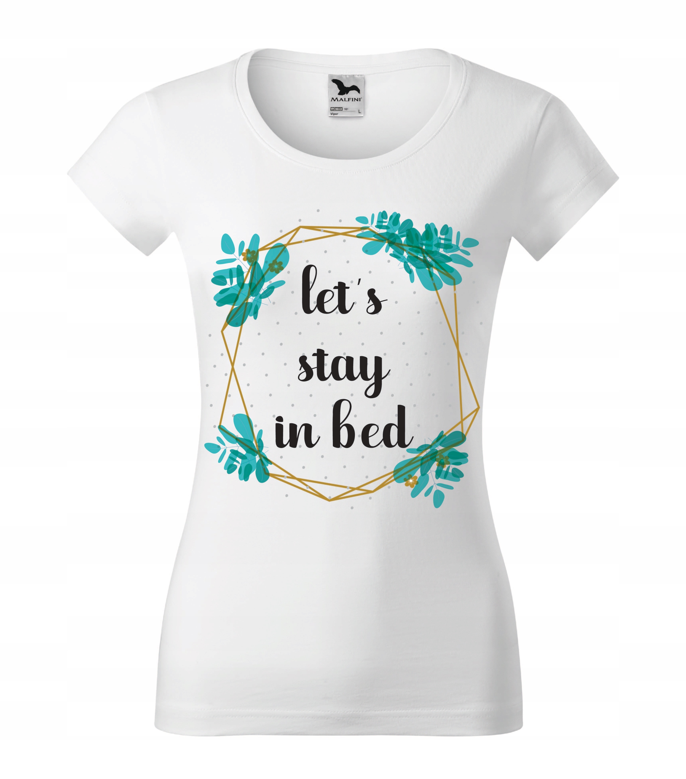 

Koszulka Let's stay in bed damska dla niej S