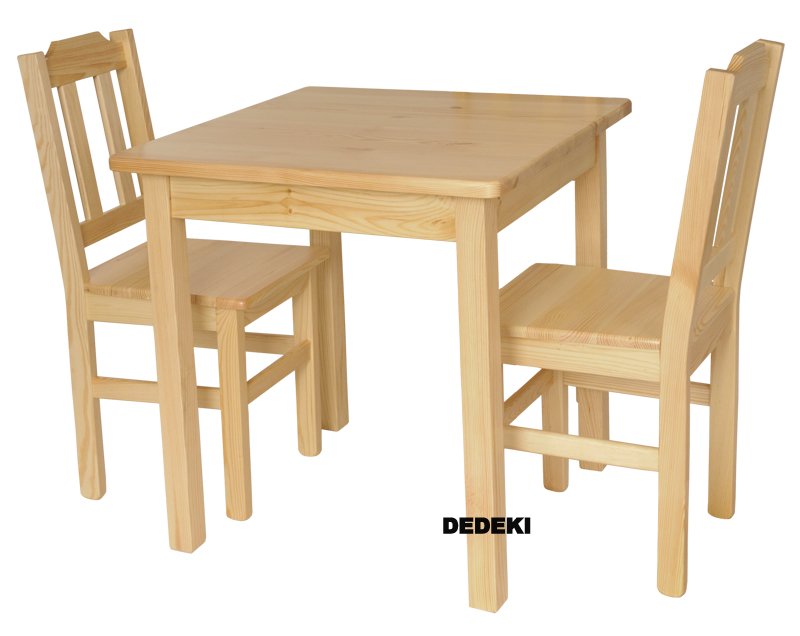 

Komplet Stół 60x60 + 2x Krzesło Kuchenne. 4-Kolory