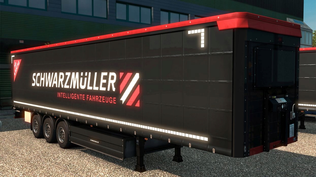 Euro Truck Simulator 2 Schwarzmuller Trailer Pack цифровая версия игры