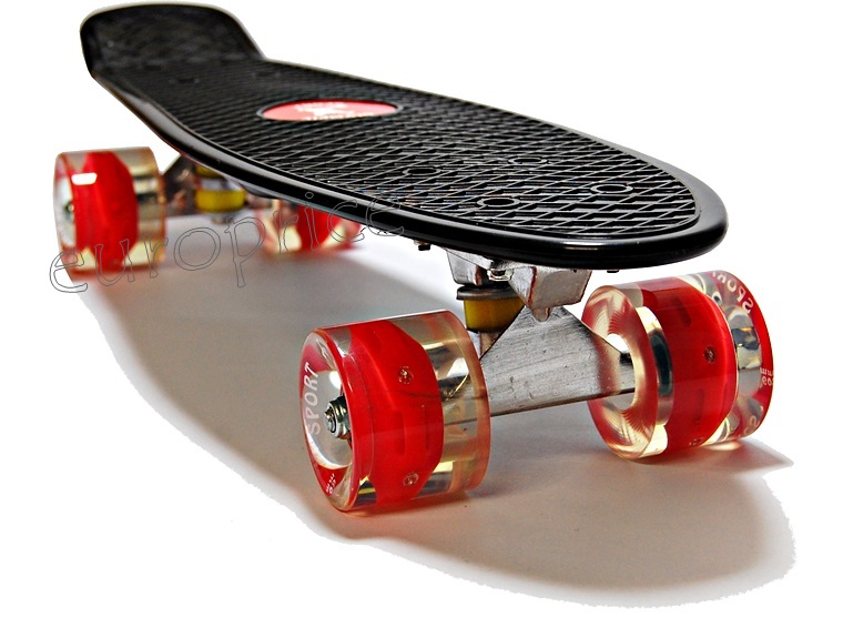 DESKOROLKA typu FISZK A ŚWIECĄCE KOŁA LED ABEC7 Klasa łożysk ABEC-7