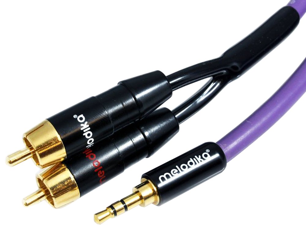 

Kabel Jack 3.5 - 2RCA Cinch Melodika MDMJ2R100 10m