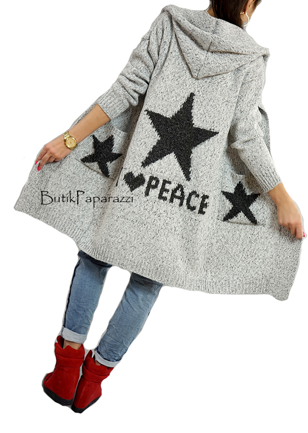 

Cocomore I Love Peace Melanż Szary One Size Smlxl