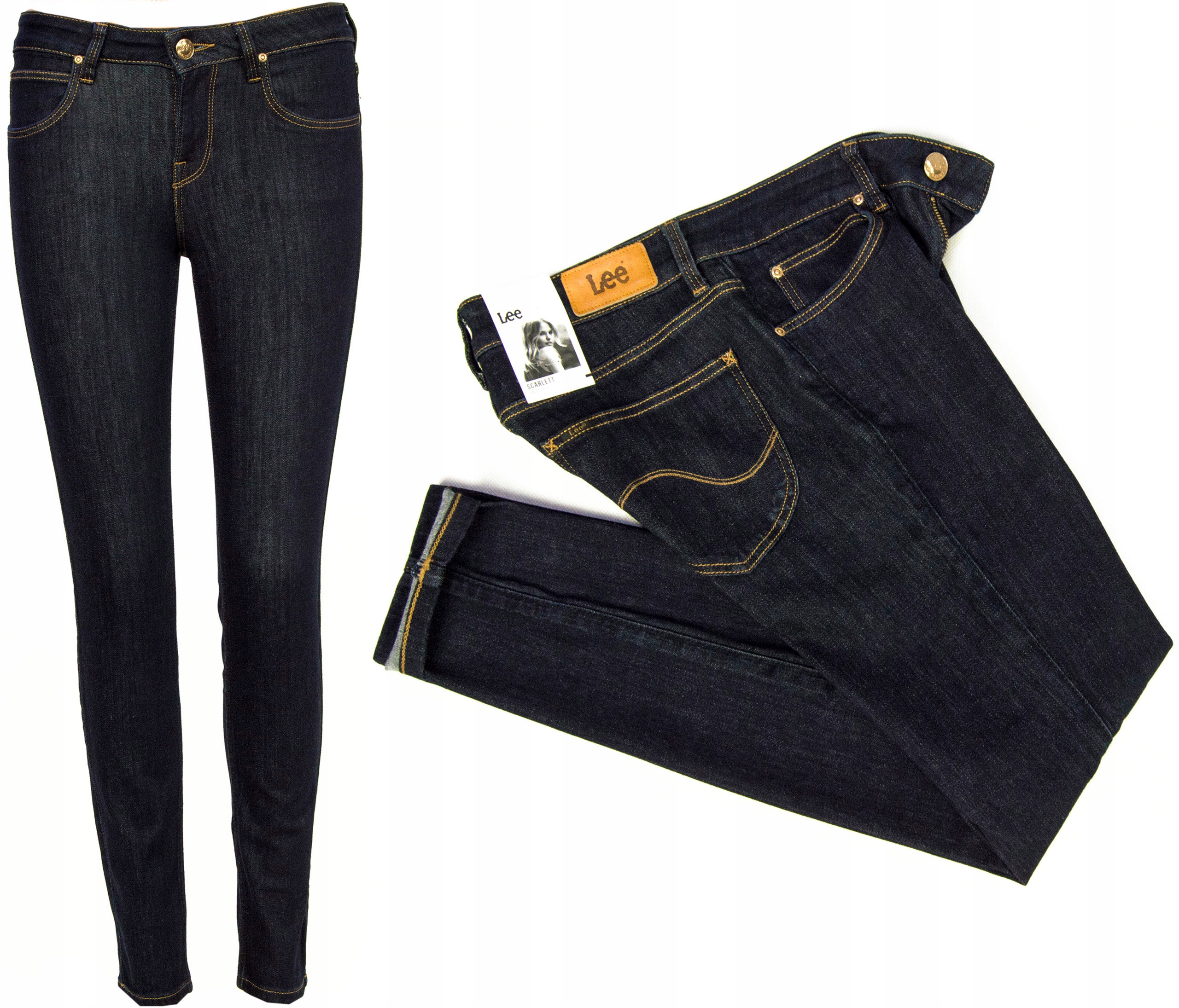 Lee Scarlett One Wash džínové kalhoty Skinny W27 L35