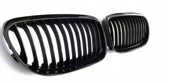 решетка радиатора ноздри BMW 3 e 90 91 08-12 Black глянец комплект