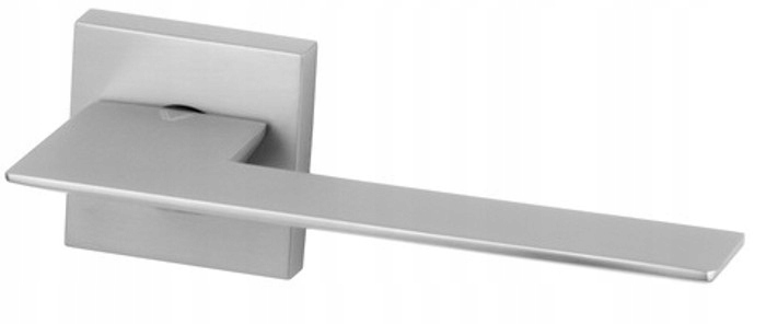 Vip rozeta štvorcová, chrómová, saténová Vds