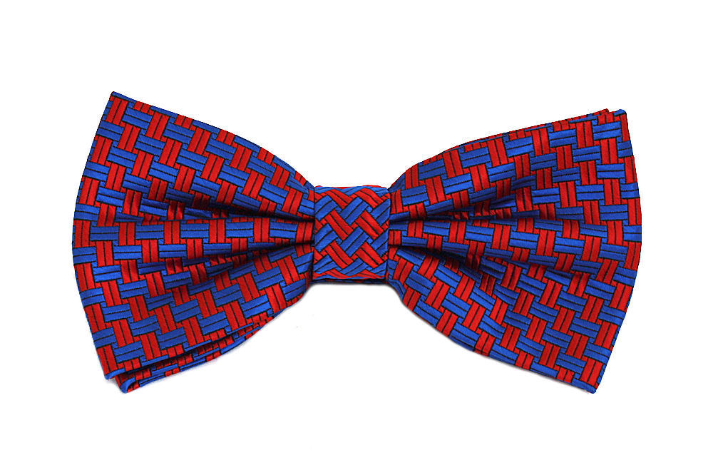 

Mucha Męska Muszka Muszki Niebiesko Czerwona