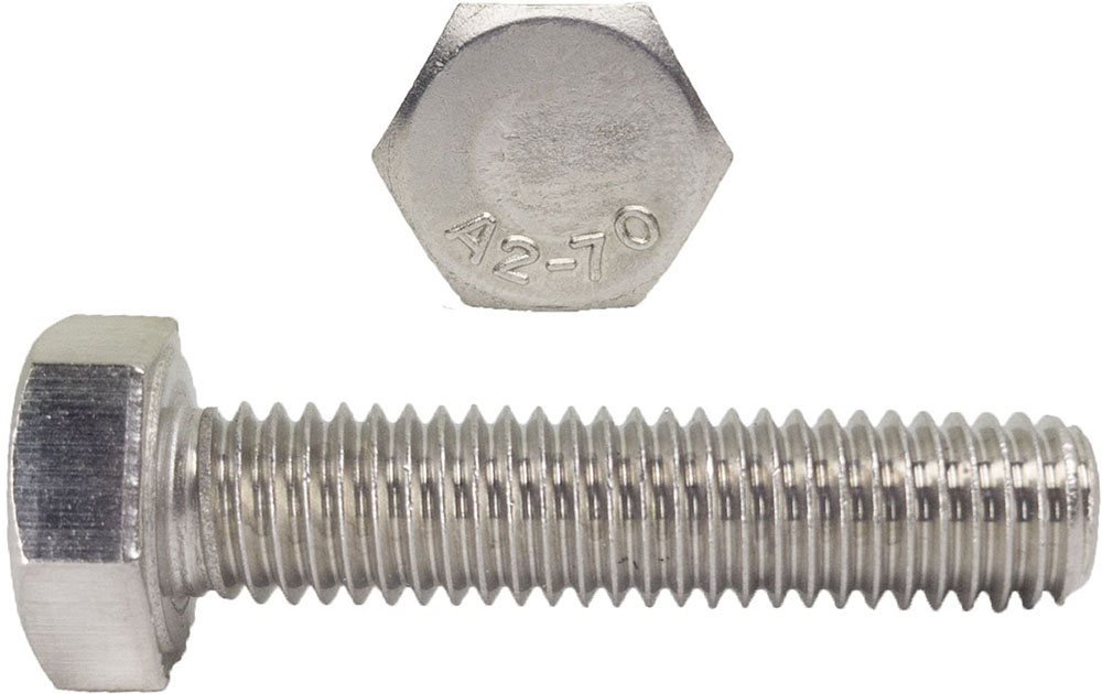

M10x40 Śruby nierdzewne A2 Din 933 2szt