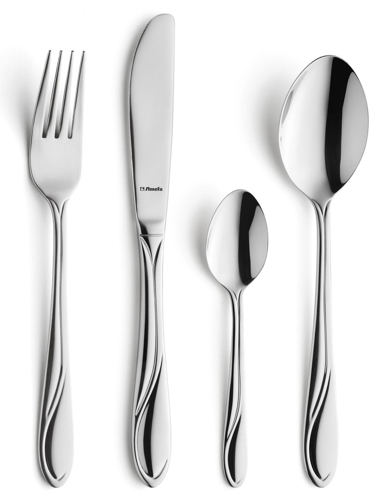 AMEFA WHISPER FALA 96 STAINLESS STAINLESS DINNER CUTLERY SET 24 PEOPLE Number of elements in the set 96