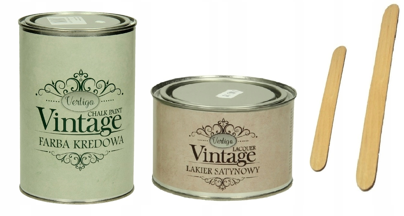 

Zestaw Farba kredowa 1L+lakier Vertigo Chalk Paint