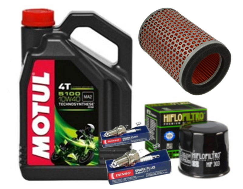 CR8EH9 OLEJ MOTUL FILTRY SWIECE HONDA CB500 94 02