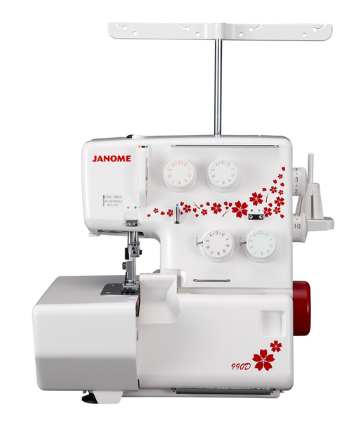 OWERLOK OVERLOCK JANOME 990D + GRATIS 5 STOPEK Model JANOME 990D