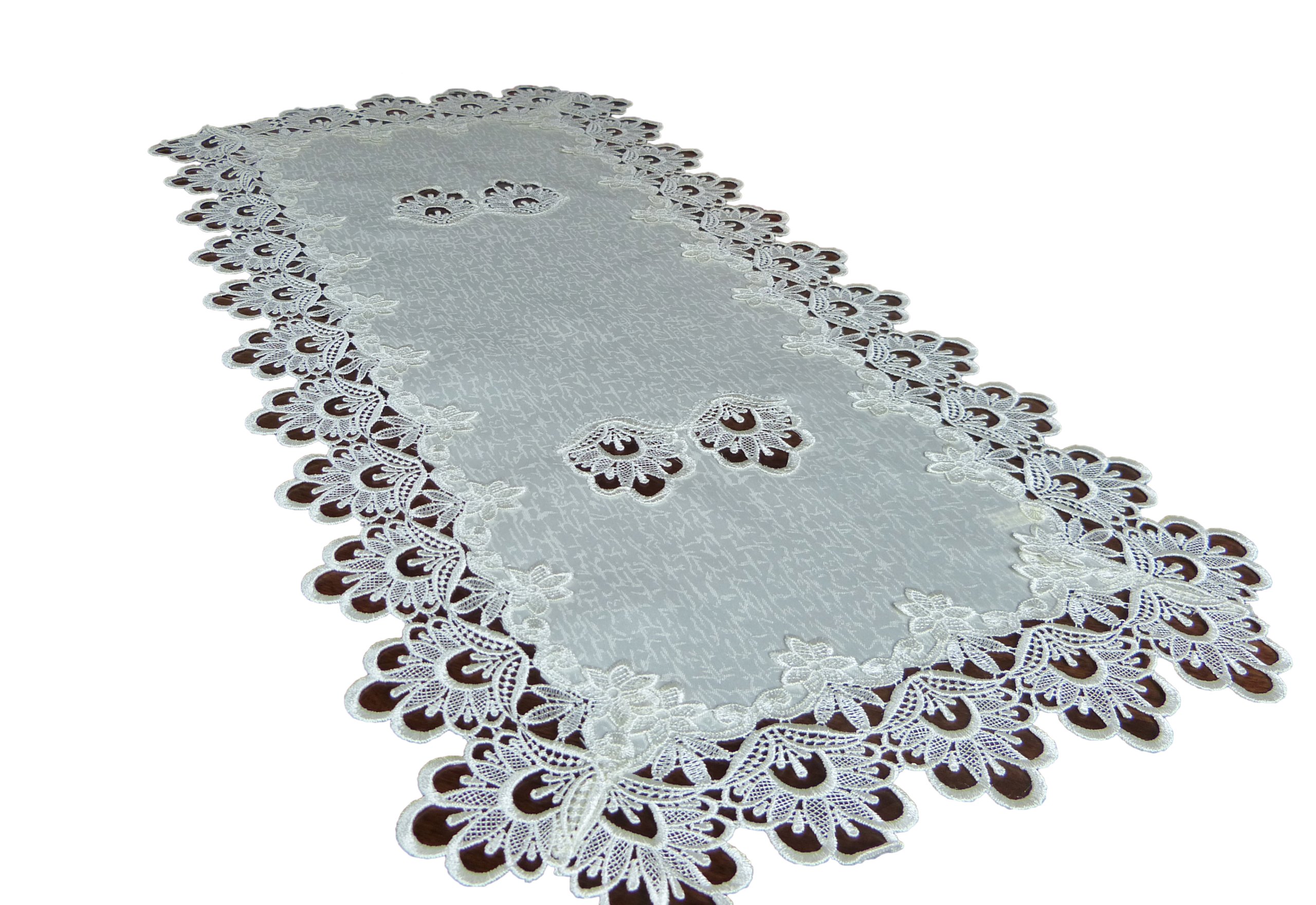 

Glk bieżnik obrus z gipiurą 60x120 krem poliester*