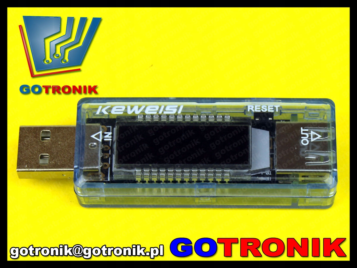 Miernik portu USB KEWEISI amperomierz _____BTE-147 EAN (GTIN) 612325039131