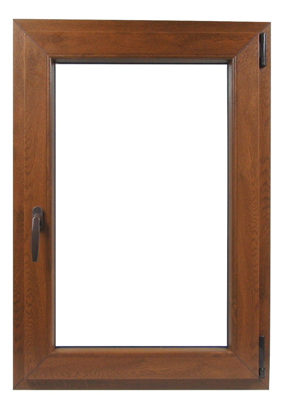 OKNO PCV 800 x 900 RU ORZECH DWUSTRONNY