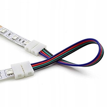 

Złączka Led 4pin Rgb 5050 10mm Łącznik 2 x klik