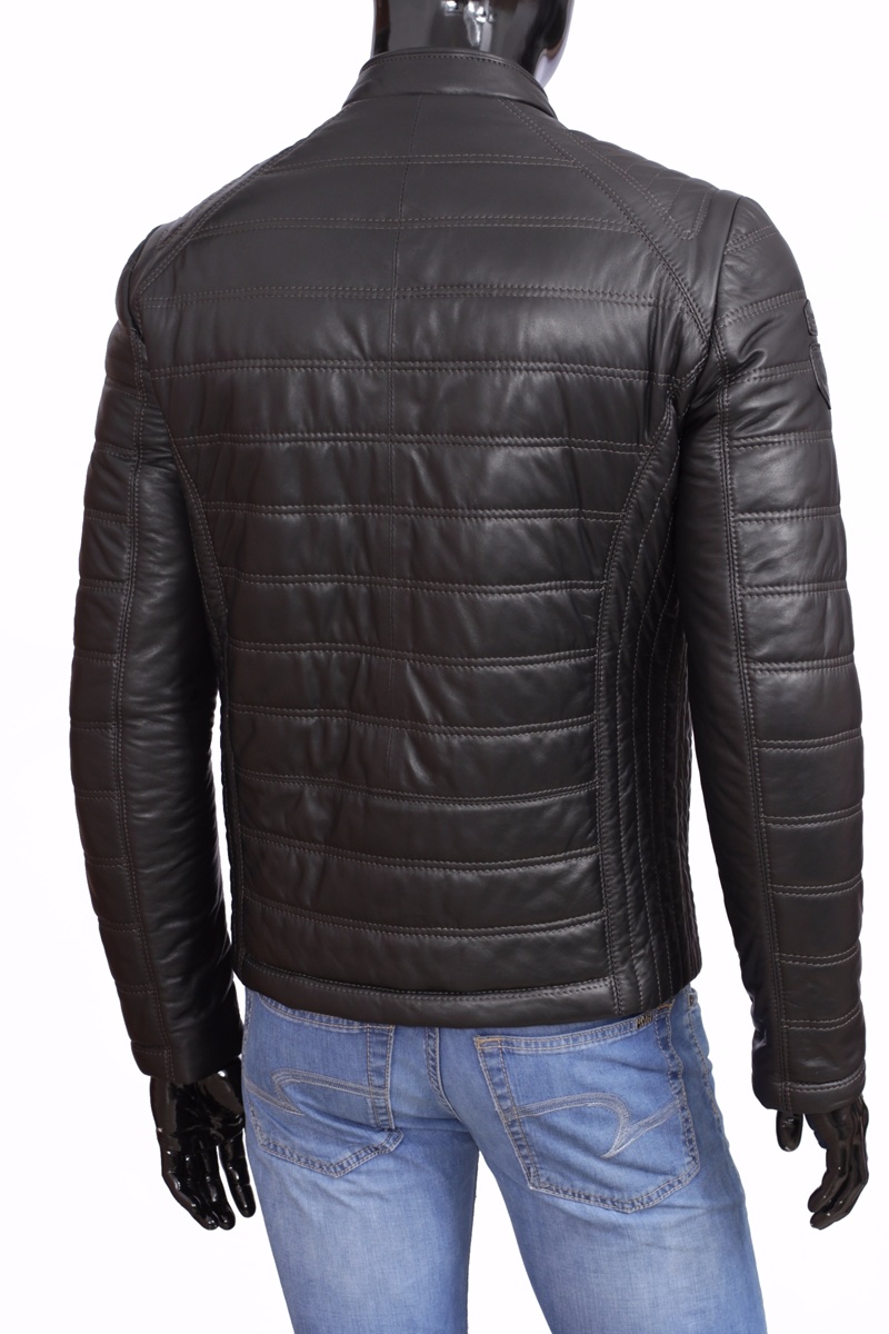 Kurtka Skórzana Męska Pikowana DORJAN LUI450 3XL Rozmiar 3XL