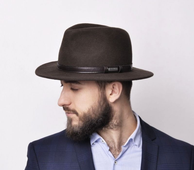 

Kapelusz męski fedora Kamil rozm. 59 Valdorf brąz