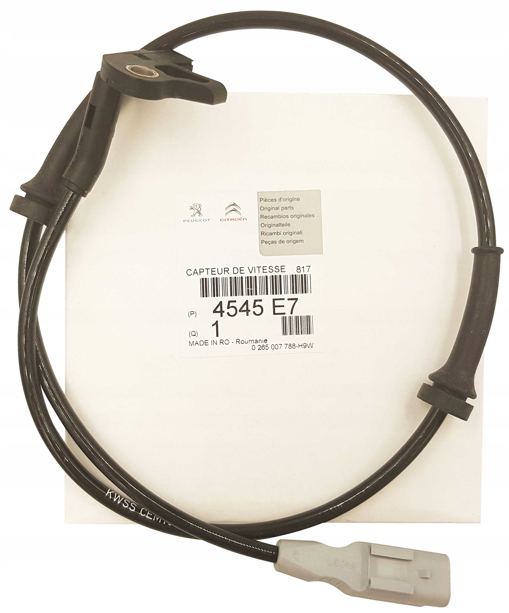 CITROEN C4 GRAND PICASSO I 2.0 CZUJNIK ABS PRZÓD za 189,90 zł z Banino Allegro.pl (7487200103)