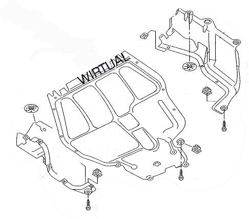 Защита Двигателя VW GOLF 4 BORA AUDI A3 New Жук EAN ( GTIN ) 5904054510452 foto 0