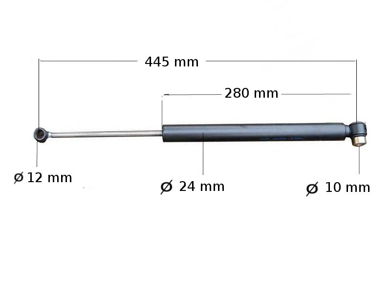 359987 - Амортизатор привод телескоп Al-Ko 90s 1000kg Ory
