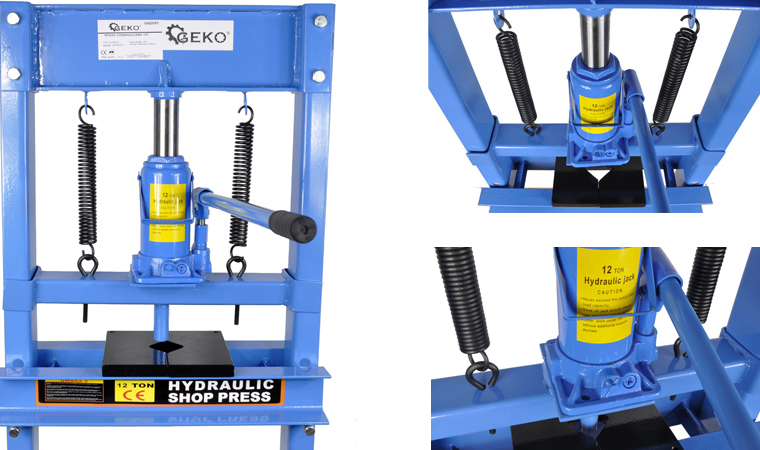 12T ГИДРАВЛИЧЕСКИЙ ПРЕСС ДЛЯ МАСТЕРСКОЙ 12 ТОНН GEKO