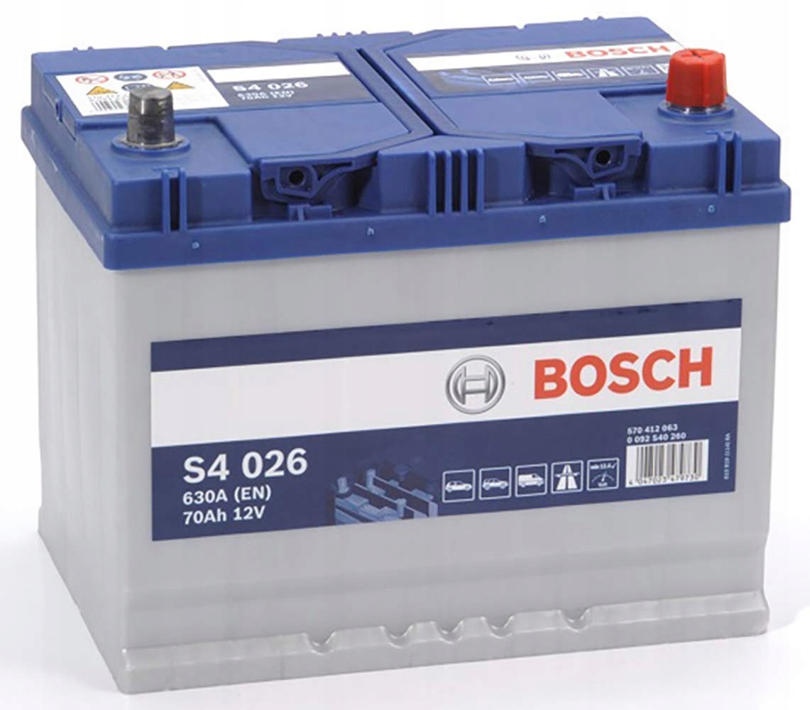 S4 026 - Акумулятор Bosch S4 026 70AH 630a P + 0 092 S40 260