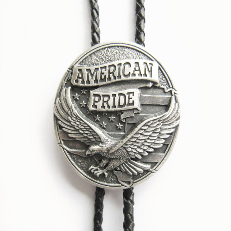 AMERICAN PRIDE галстук с изображением орла в стиле кантри