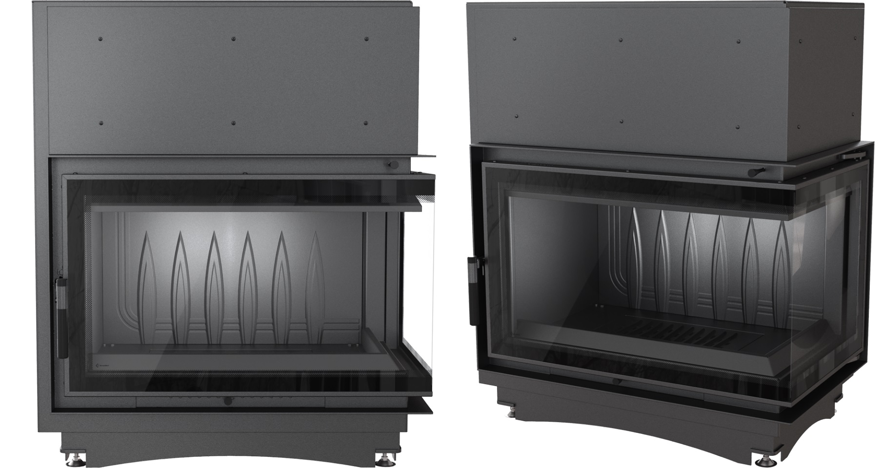 Wkład kominkowy kominek OLIWIA 18 prawy BS DECO Marka Kratki